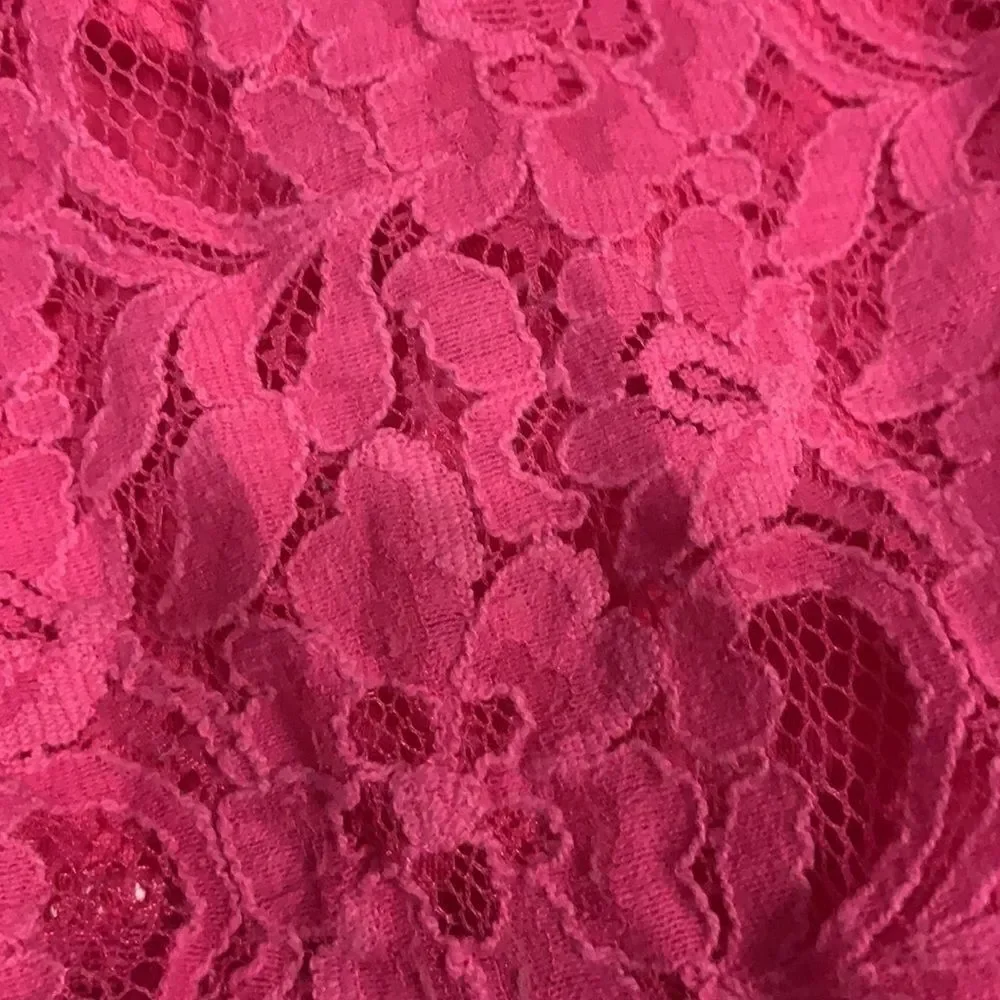 The Children’s Place Lace Ruffle Pink Tank top - Size 10/12